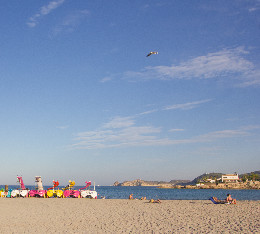 Het Arenal zandstrand van Javea